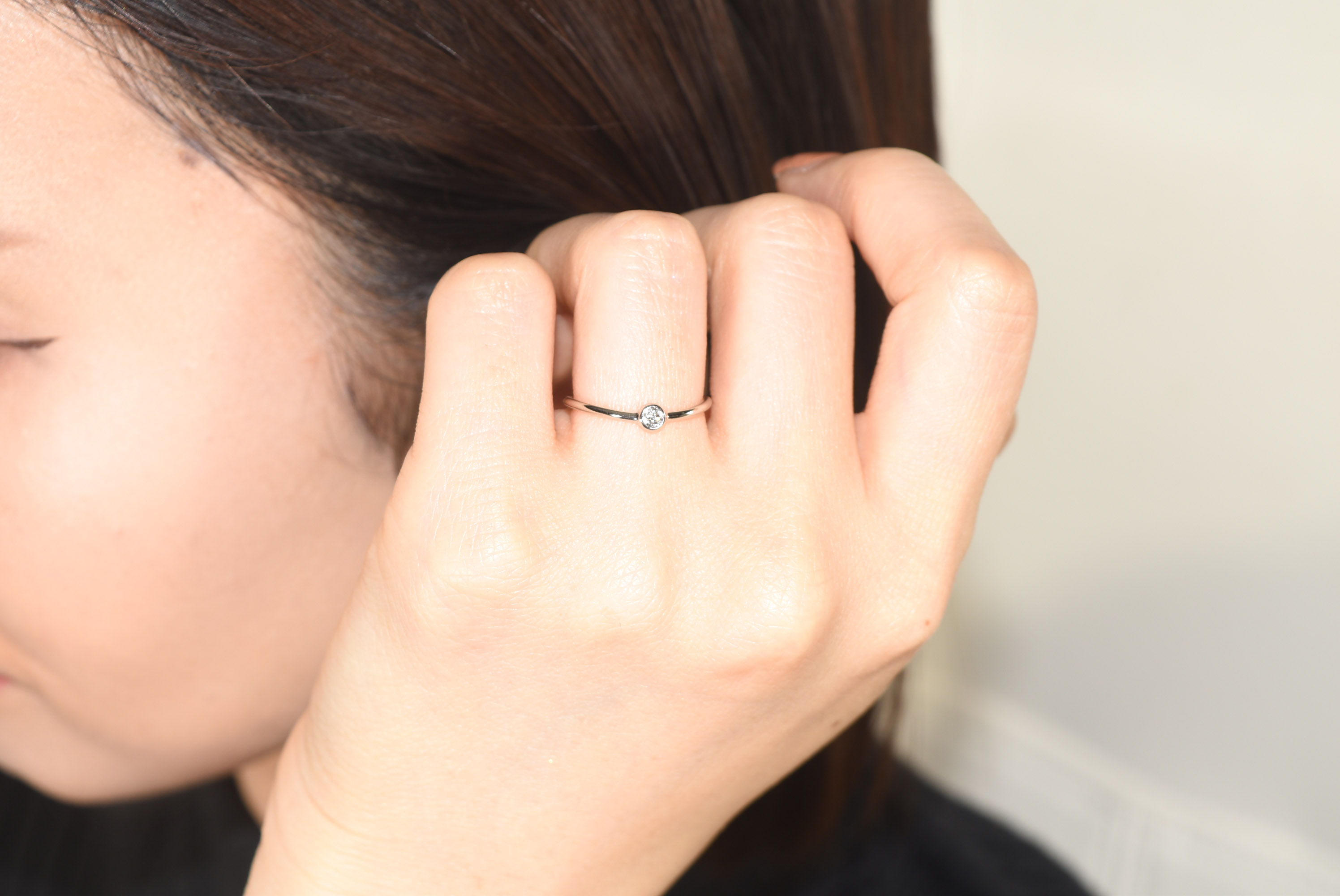 ティファニー エレサ・ペレッティ ウェーブシングルロウ ダイヤモンド