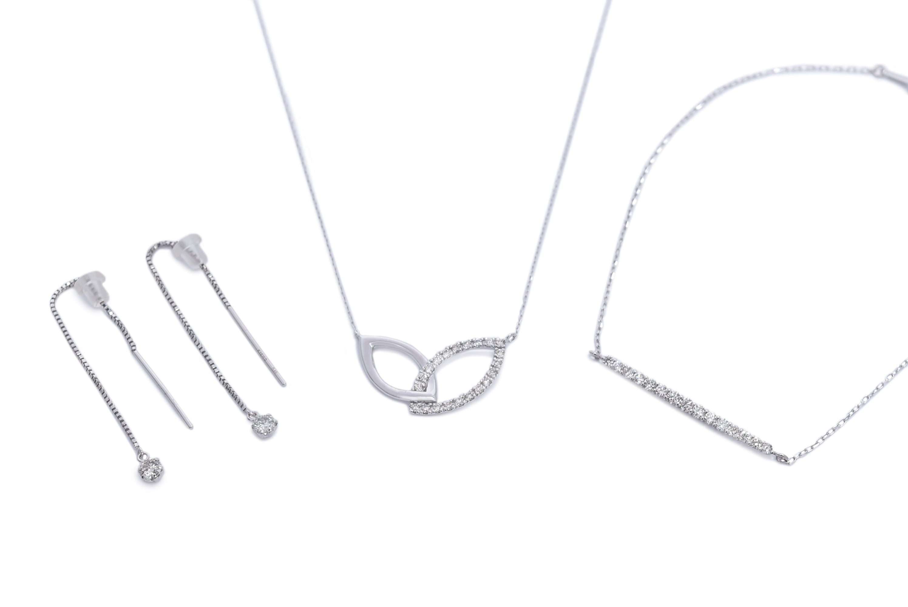 K18WG 夜の結婚式お呼ばれセット